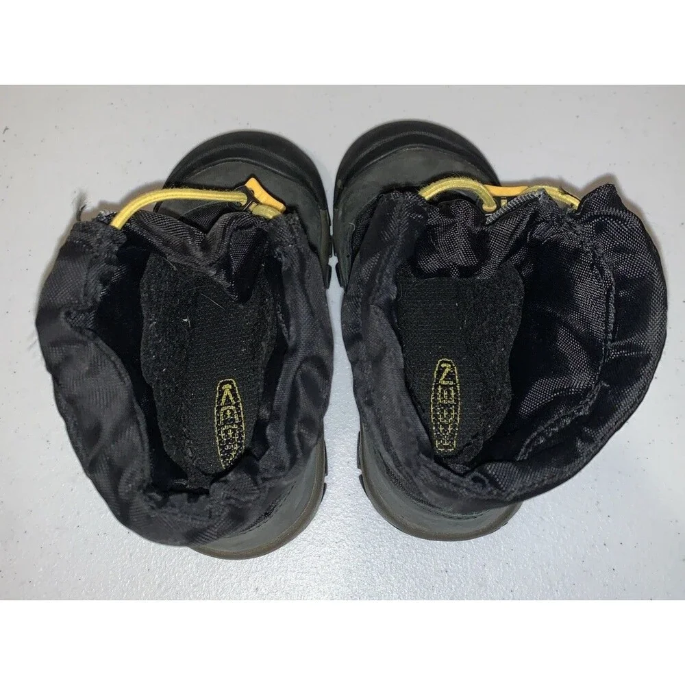Keen Toddler Waterproof Snow Boot 10Y Black Outdoor Farm